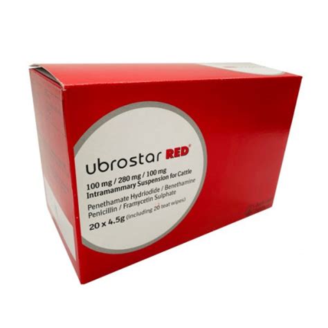 Ubrostar antibiotic dry cow therapy.